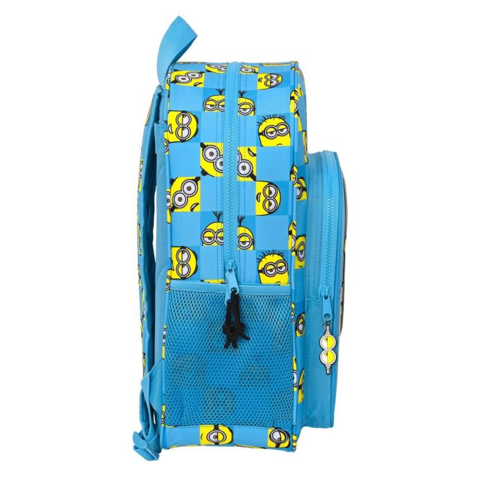 Mochila Escolar Minions Minionstatic Azul 33 x 42 x 14 cm 2 Mochila Escolar Minions Minionstatic Azul 33 x 42 x 14 cm 2