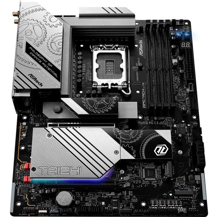 ASRock Z890 Taichi Lite 1851 ATX HDMI/USB-C DDR5 Retail Placa Base para PC con Intel Z890, Socket LGA 1851 y Wi-Fi 7 7