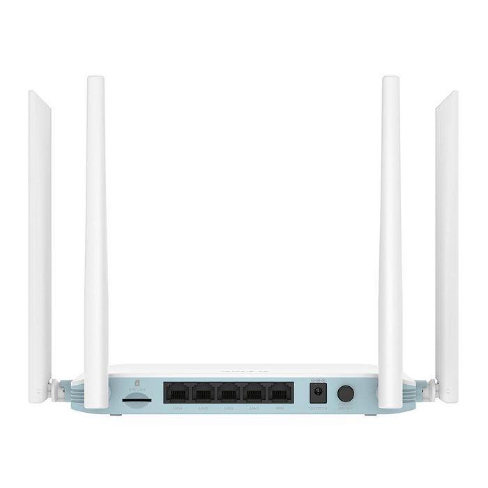 D-Link EAGLE PRO AI N300 4G Smart Router con Ranura SIM Libre, 150 Mbps 4G LTE, Wi-Fi N300, Internet Fijo/Móvil, Asistente AI Google/Alexa, WPA3 3