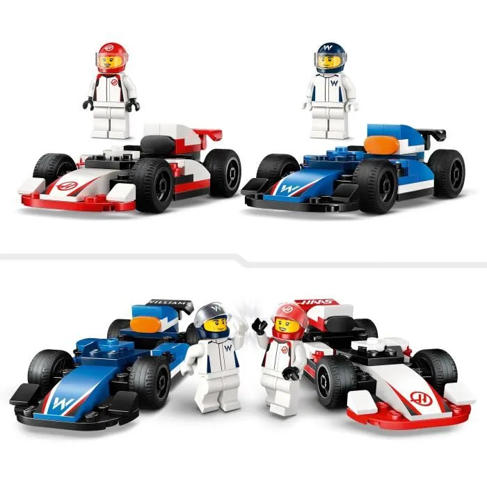 LEGO Coches de F1 Williams Racing y Haas F1 60464 LEGO City