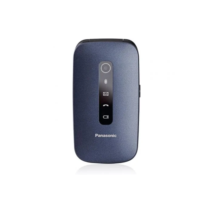 Panasonic Teléfono Móvil KX-TU550 para Personas Mayores, Azul 0 Panasonic Teléfono Móvil KX-TU550 para Personas Mayores, Azul 0