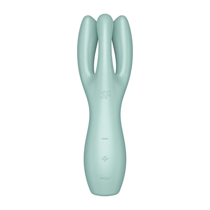 Satisfyer Threesome 3 vibrador verde 3 Satisfyer Threesome 3 vibrador verde 3