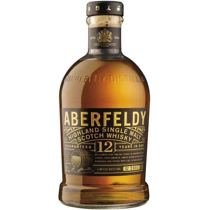 Aberfeldy 12 años Whisky Single Malt 70 cl - 40 °