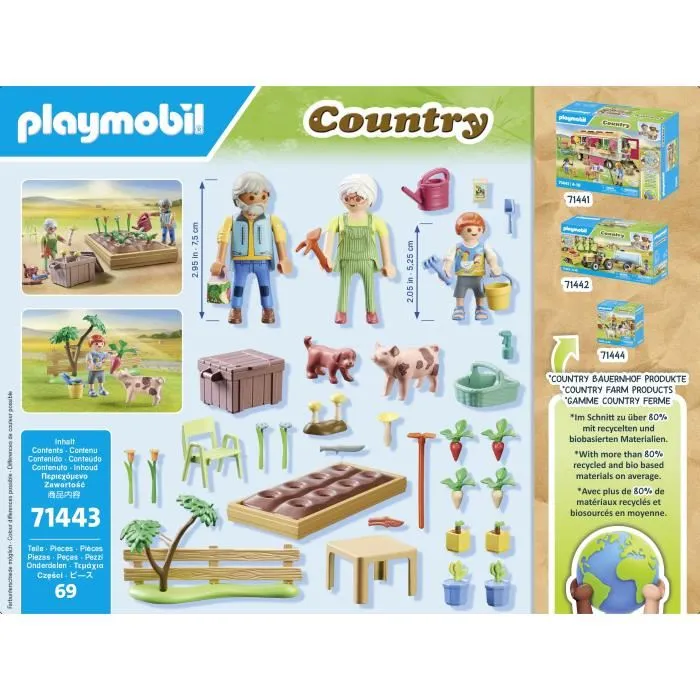Playmobil 71443 Los abuelos y la huerta - Campo - A partir de 4 años 5
