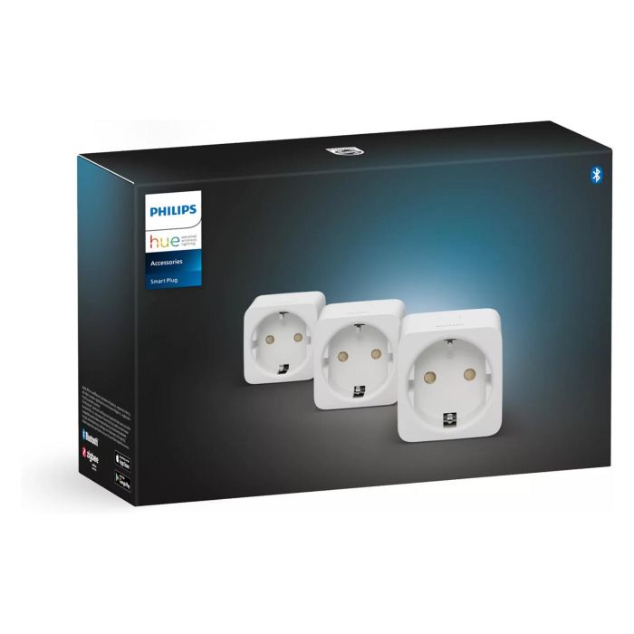 Philips Hue Juego de 3 enchufes conectados Blanco PHI8720169258341 1 Philips Hue Juego de 3 enchufes conectados Blanco PHI8720169258341 1