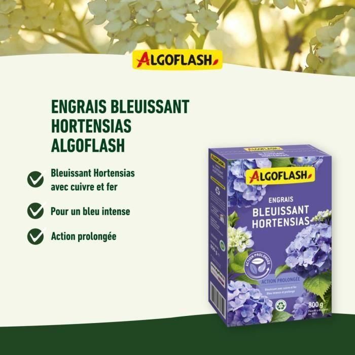 Fertilizante para plantas Algoflash ABLEUI800N Hortensia 800 g 1