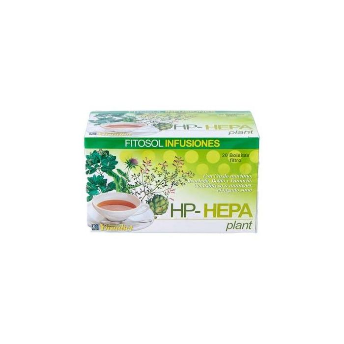 Fitosol Infusión Hepática con Cardo Mariano y Boldo, 20 Filtros – Apoyo Función Hígado