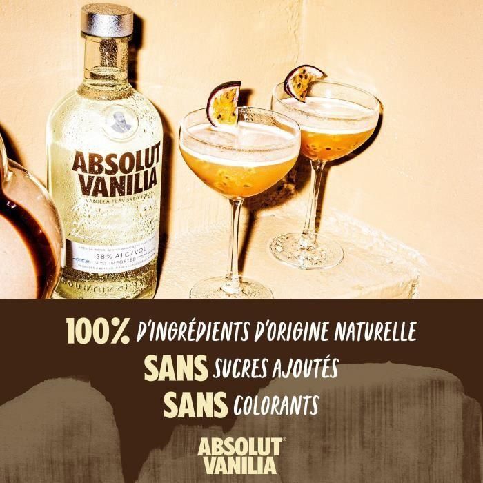 Absolut - Vainilla - Vodka aromatizado - 38,0% Vol. 1