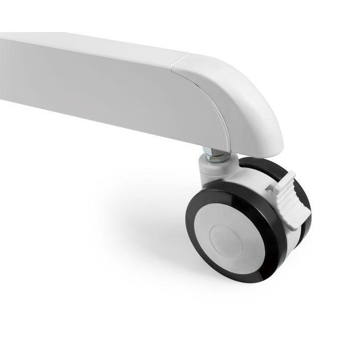 Vivolink Soporte Móvil VLFS3770 Giratorio Blanco, VESA 600x400, Pantallas 37"-70", hasta 70 kg 8