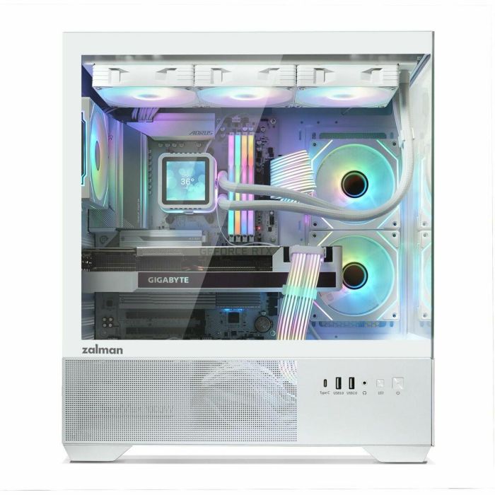 Zalman ZAL8800263650491 Caja Semitorre ATX Sin Fuente de Alimentación Negra 21