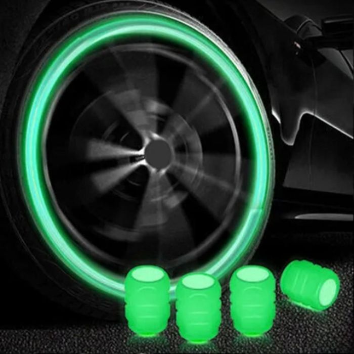 Tapones Valvula Led Verde OCCLEV002 6 Tapones Valvula Led Verde OCCLEV002 6