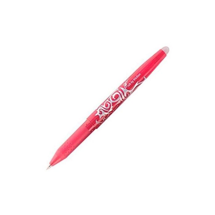 Pilot Bolígrafo de Tinta Borrable Frixion Ball 0.7 Rojo - Set de 12 Unidades con Grip Antifatiga (Set de 12)