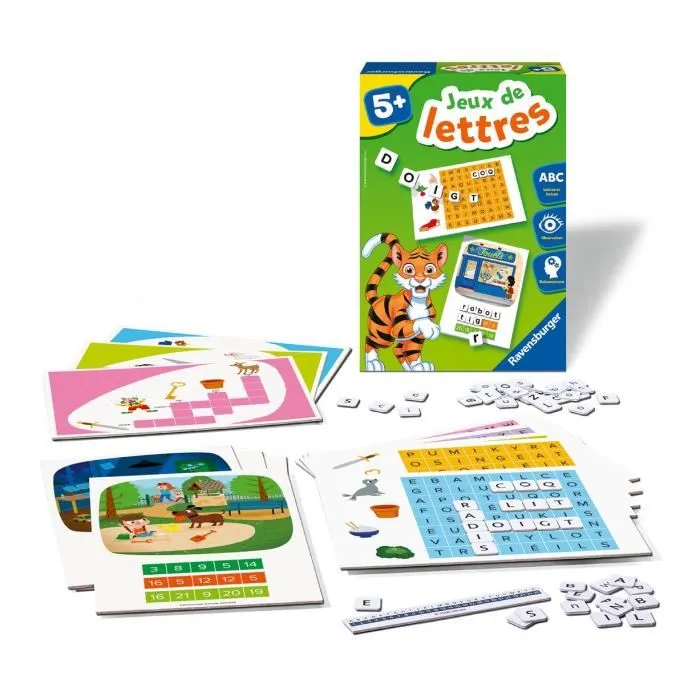 Ravensburger Juego de Palabras 4005556240609 para Niños, Primeros Juegos de Palabras Ilustrados, Crucigramas, Ortografía 1 Ravensburger Juego de Palabras 4005556240609 para Niños, Primeros Juegos de Palabras Ilustrados, Crucigramas, Ortografía 1