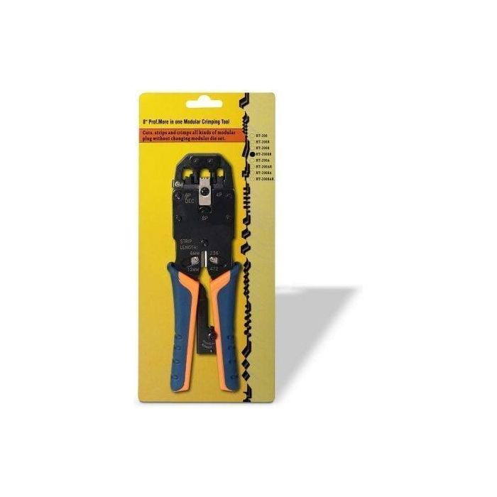 AISENS - TENAZA METaLICA DE CRIMPAR RJ10/RJ11/RJ12/RJ45 DE CARRACA 2 AISENS - TENAZA METaLICA DE CRIMPAR RJ10/RJ11/RJ12/RJ45 DE CARRACA 2