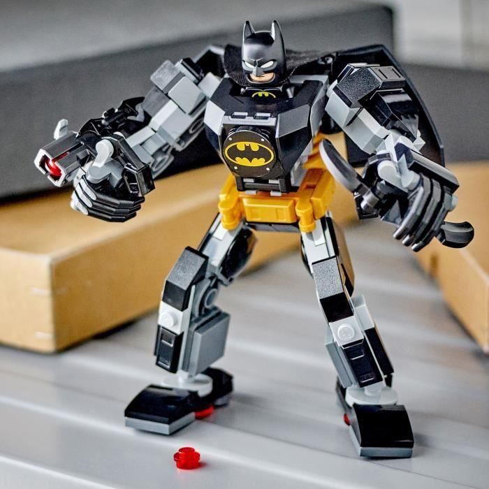 LEGO 76270 Armadura Robótica de Batman, Meca Articulado con Minifigura, Cabina Abatible, Batarang y Lanzador 3 LEGO 76270 Armadura Robótica de Batman, Meca Articulado con Minifigura, Cabina Abatible, Batarang y Lanzador 3