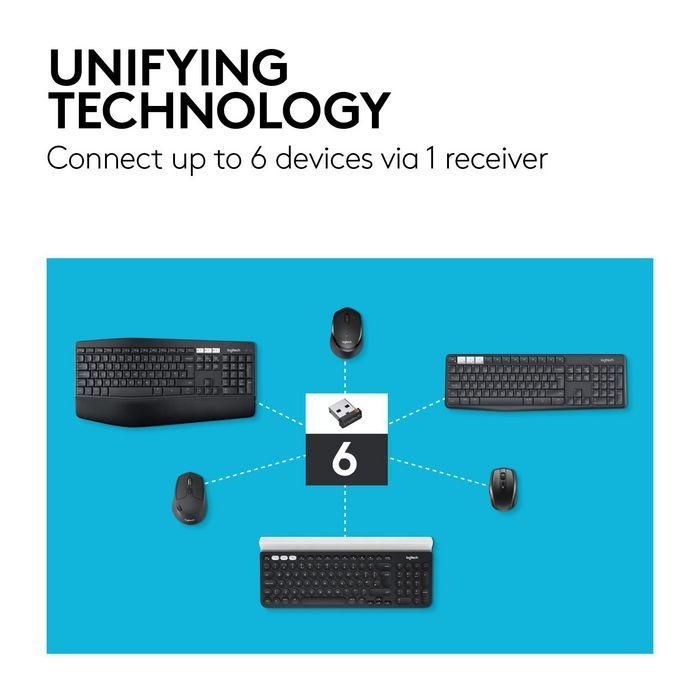 Logitech 910-004791 - Ratón Inalámbrico M720 Triathlon Bluetooth y Unifying Multidispositivo 3 PC, 1000 DPI, 8 Botones, 24 Meses Batería 8 Logitech 910-004791 - Ratón Inalámbrico M720 Triathlon Bluetooth y Unifying Multidispositivo 3 PC, 1000 DPI, 8 Botones, 24 Meses Batería 8