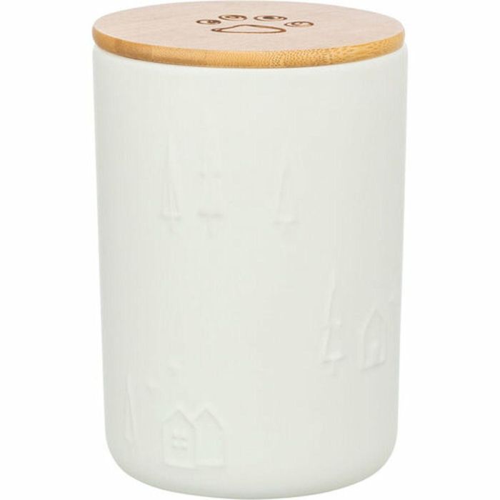 Bote de comida para mascotas Trixie Blanco Ø 13 x 19 cm 9 Bote de comida para mascotas Trixie Blanco Ø 13 x 19 cm 9