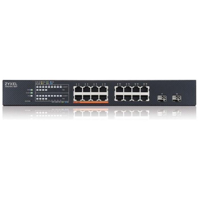 Zyxel XMG1915 RM Switch Managed Gigabit 16 Puertos PoE++ + 2 SFP para Redes Empresariales