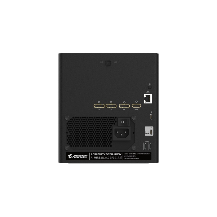 Gigabyte Aorus Rtx 5090 Ai Box Tarjeta Gráfica – 32 Gb Gddr7, 512 Bits, Pci-E 5.0, Frecuencia de Núcleo 2407 Mhz, 3 X Dp 2.1, 1 X Hdmi 2.1, Gv-N5090Ixeb-32Gd 1.0 6 Gigabyte Aorus Rtx 5090 Ai Box Tarjeta Gráfica – 32 Gb Gddr7, 512 Bits, Pci-E 5.0, Frecuencia de Núcleo 2407 Mhz, 3 X Dp 2.1, 1 X Hdmi 2.1, Gv-N5090Ixeb-32Gd 1.0 6