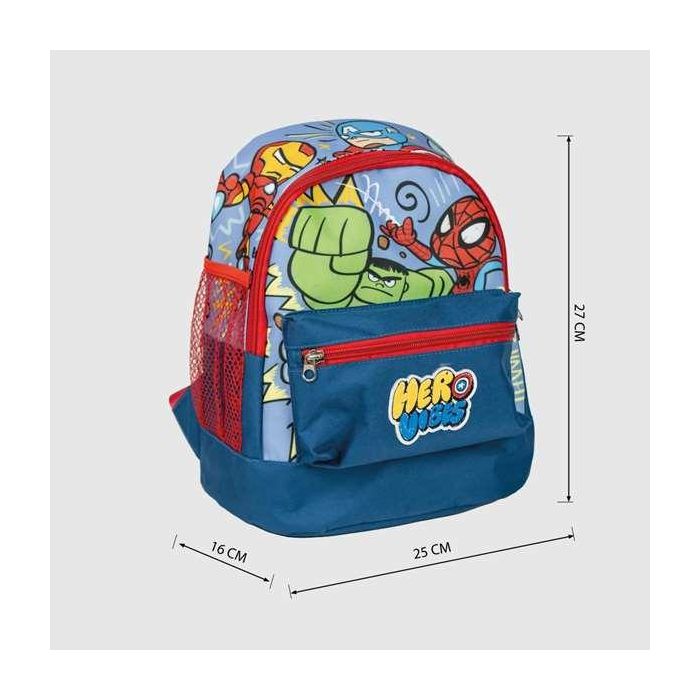 Mochila de Senderismo The Avengers Infantil 25 x 27 x 16 cm Azul 4