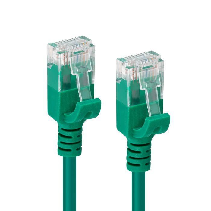MicroConnect CAT6a U/UTP SLIM Network Cable 1m, Green 1
