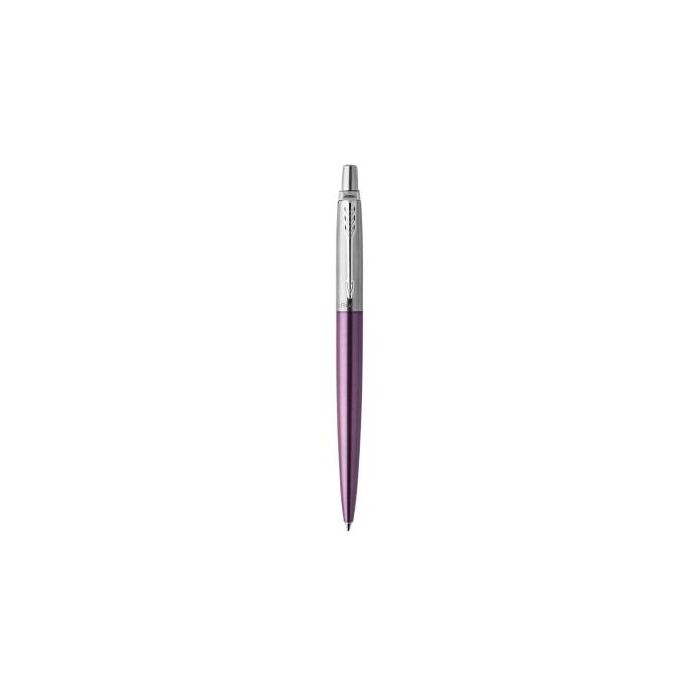 Parker Jotter Core Bolígrafo Victoria Violeta Ct con Clip de Acero Inoxidable