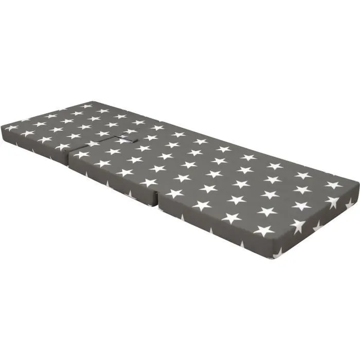 SAMBA Sillón bajo plegable multiposición estampado estrellas CHAUFETGR 190 x 70 x 9 cm 0 SAMBA Sillón bajo plegable multiposición estampado estrellas CHAUFETGR 190 x 70 x 9 cm 0