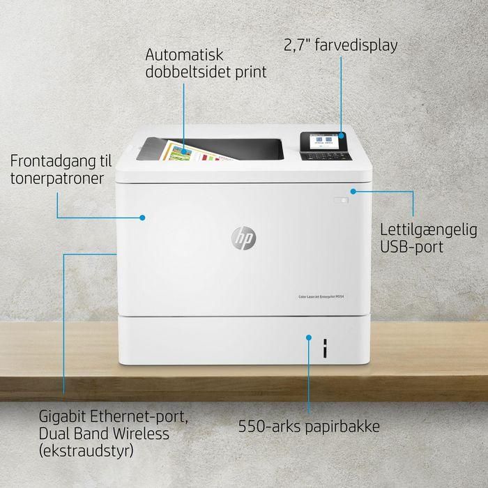 HP Impresora laser color laserJet Enterprise M554dn 36 HP Impresora laser color laserJet Enterprise M554dn 36