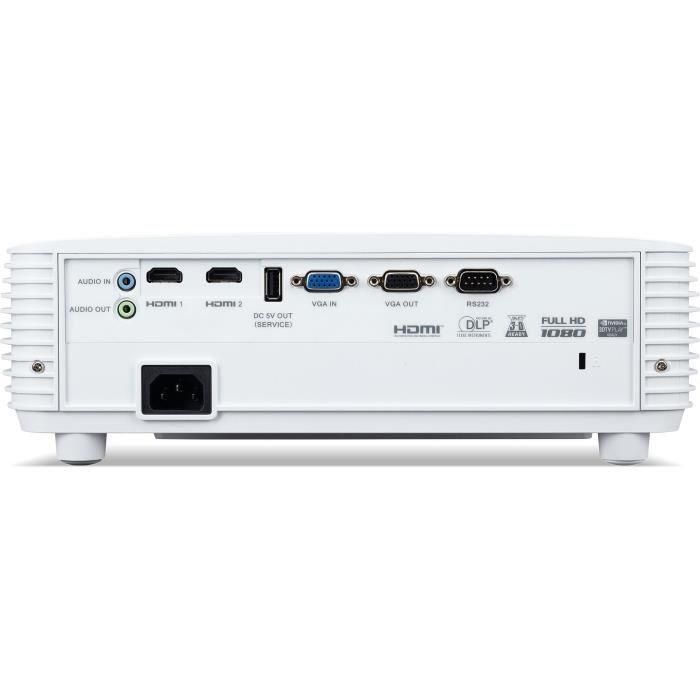 Videoproyector ACER X1529H - DLP - FHD (1920 x 1080) - 4500 Lúmenes ANSI - HDMI x2 - Altavoz 3W - Blanco 4