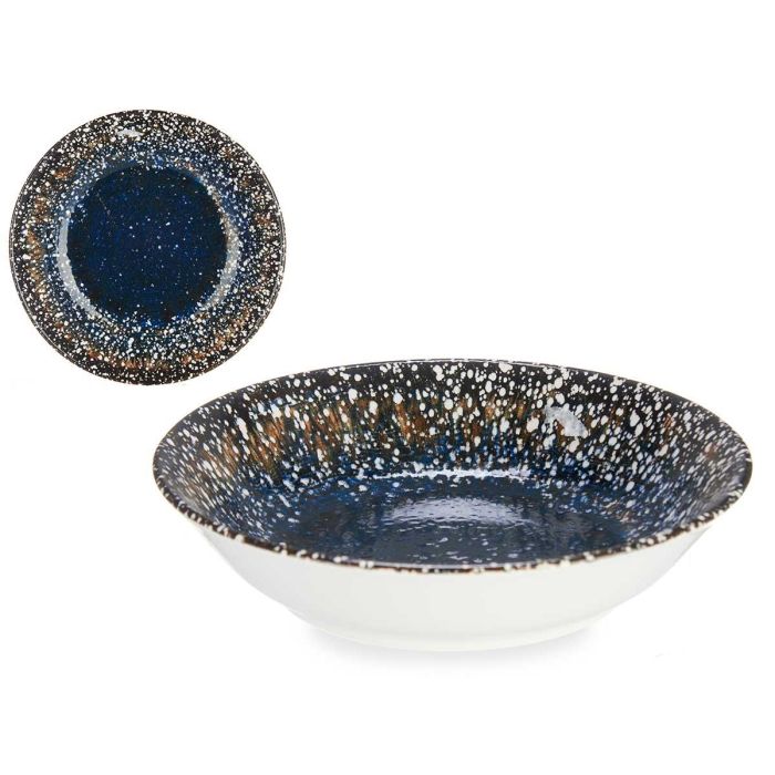 Plato Porcelana Hondo 21Cm Azul Universo Vessia (24 Unidades) Plato Porcelana Hondo 21Cm Azul Universo Vessia (24 Unidades)