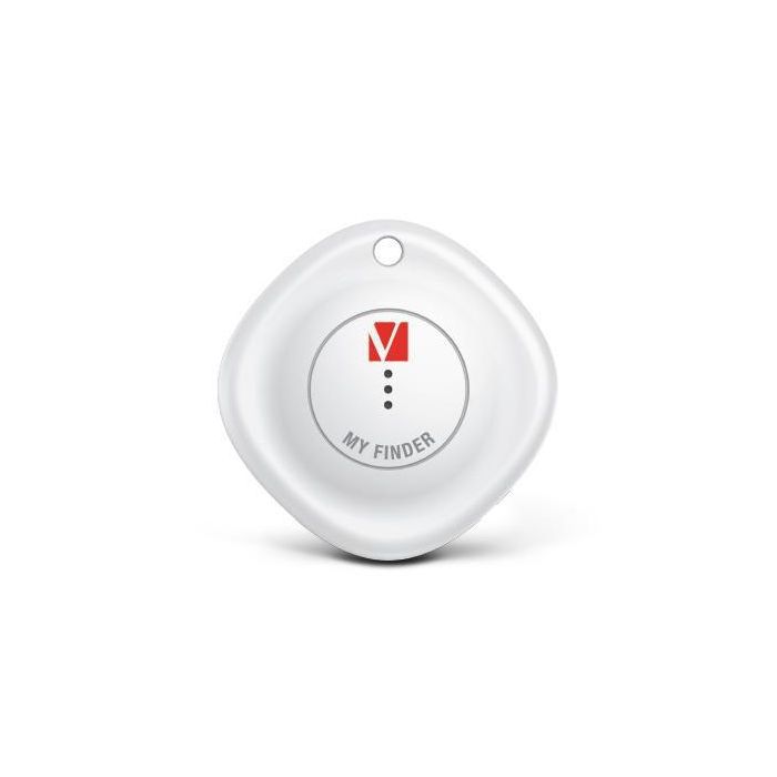 Verbatim MYF-02 My Finder Localizador Rastreador Bluetooth compatible con Apple Find My App para iPhone, iPad y Mac, Pack 2 Negro/Blanco 8