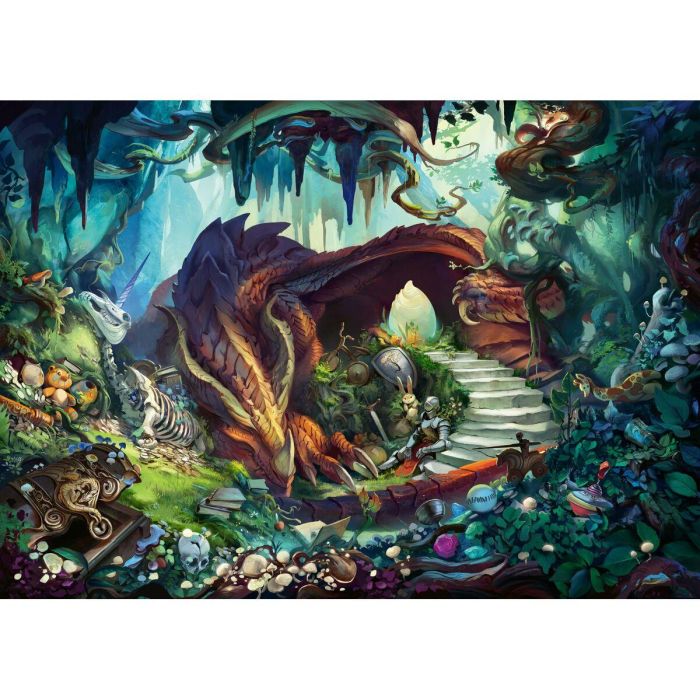 Ravensburger RAV1704950076418 Puzzle de escape: En la cueva del dragón, 759 piezas, para Adultos y niños +12 años 2 Ravensburger RAV1704950076418 Puzzle de escape: En la cueva del dragón, 759 piezas, para Adultos y niños +12 años 2