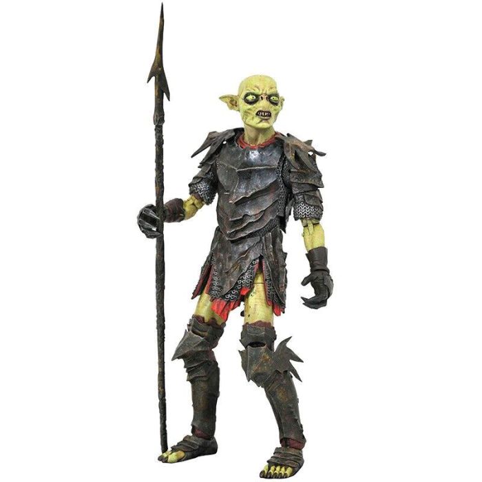 DIAMOND SELECT Figura Moria Orc articulada - El Señor de los Anillos Serie 3, 18 cm