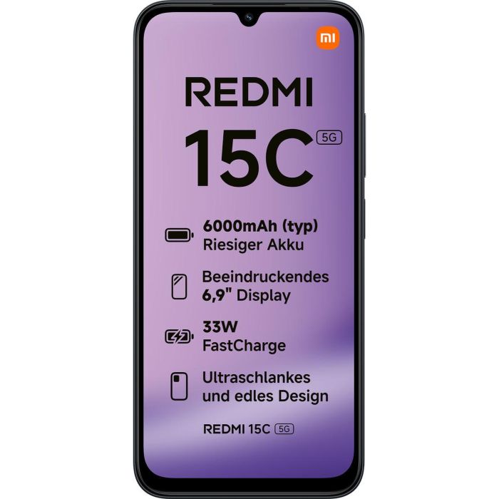 Smartphone Xiaomi Redmi 15C 6,9" Octa Core 4 GB RAM 128 GB Negro 11 Smartphone Xiaomi Redmi 15C 6,9" Octa Core 4 GB RAM 128 GB Negro 11