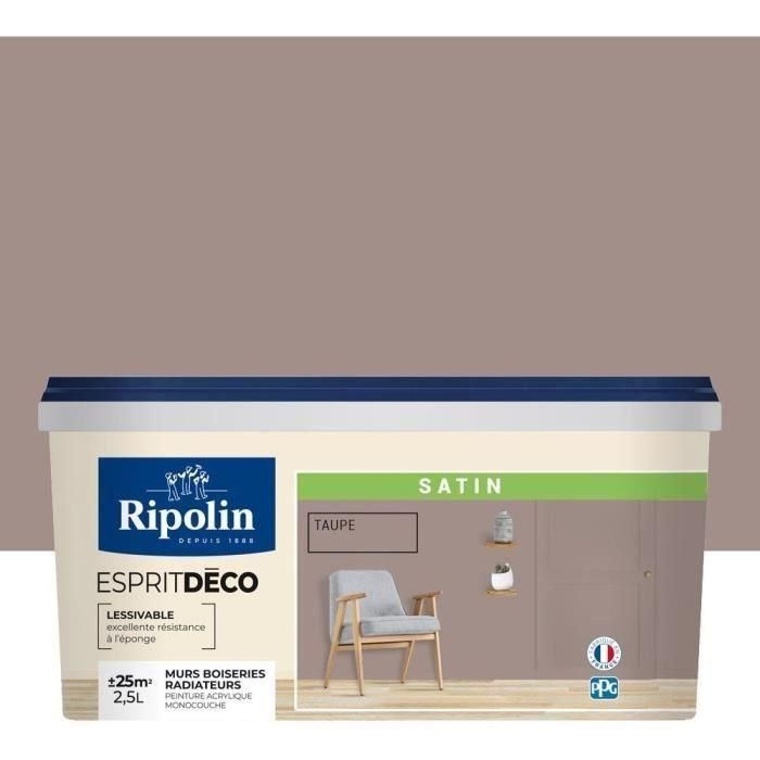 Pintura de pared RIPOLIN All Pieces - Satin Taupe, 2.5L