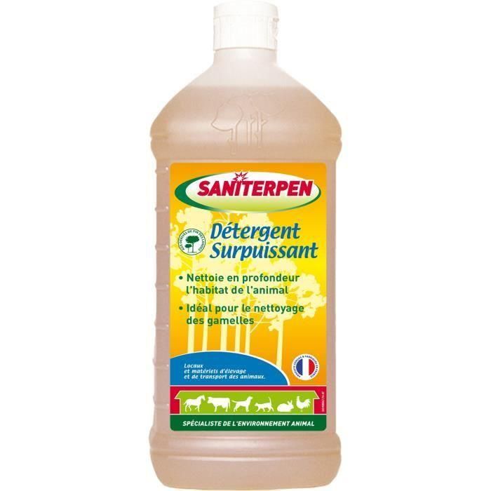 SANITERPEN Detergente de alto rendimiento - Limpiador manual o de alta presión - Para el hogar - 1 L