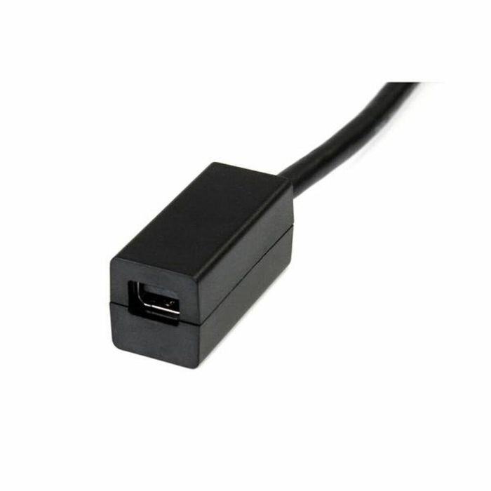 Adaptador Mini DisplayPort a DisplayPort Startech DP2MDPMF6IN 4K Ultra HD Negro 1 Adaptador Mini DisplayPort a DisplayPort Startech DP2MDPMF6IN 4K Ultra HD Negro 1