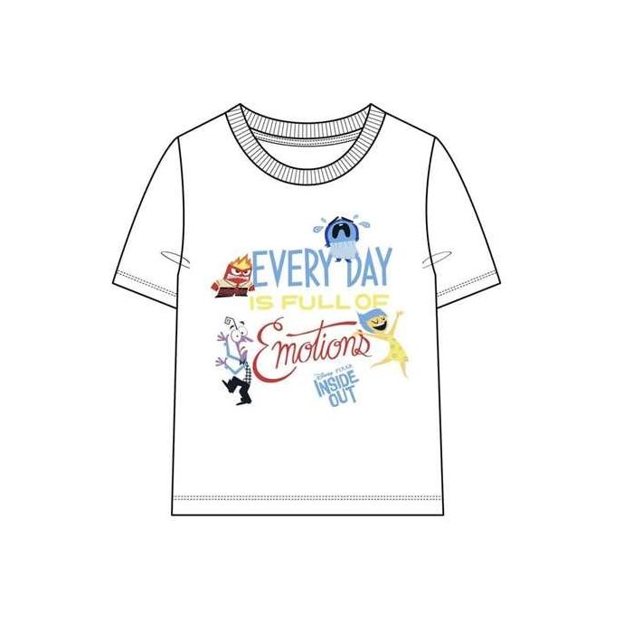 Camiseta corta single jersey pixar inside out 8 años Camiseta corta single jersey pixar inside out 8 años