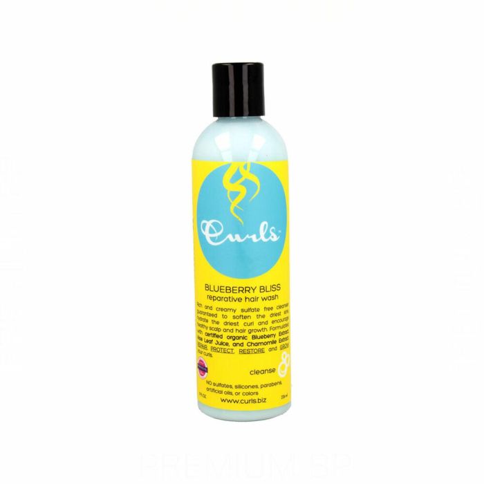 Curls Blueberry Bliss Hair Wash Reparador 236 ml Curls Blueberry Bliss Hair Wash Reparador 236 ml