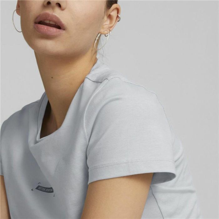 Camiseta de Manga Corta Mujer Puma Better Gris 1 Camiseta de Manga Corta Mujer Puma Better Gris 1
