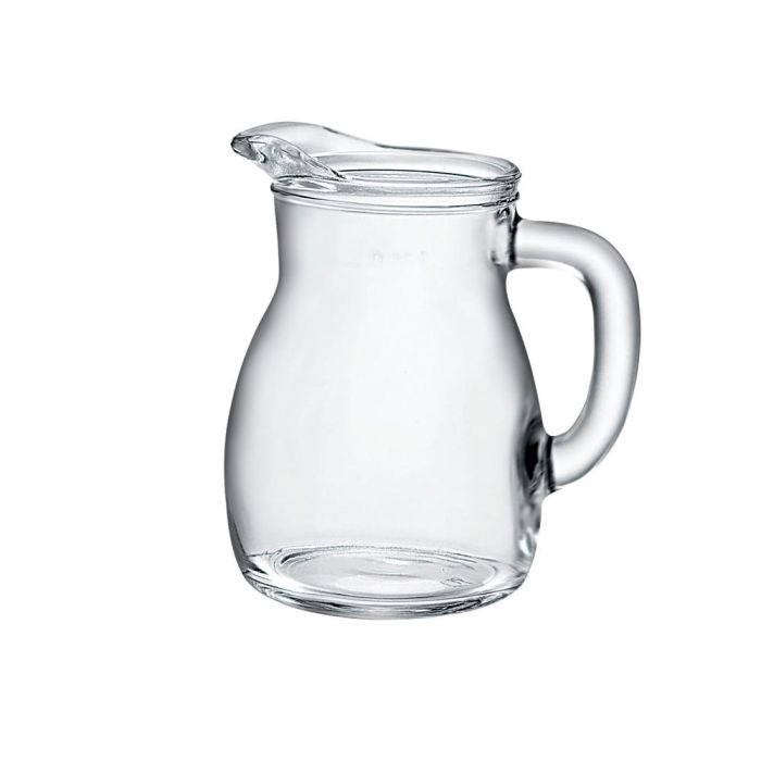 Bormioli Rocco Jarra de Vidrio Bistrot 0,25 L Transparente - Apta Lavavajillas y Frigorífico, Hecha en Italia Bormioli Rocco Jarra de Vidrio Bistrot 0,25 L Transparente - Apta Lavavajillas y Frigorífico, Hecha en Italia