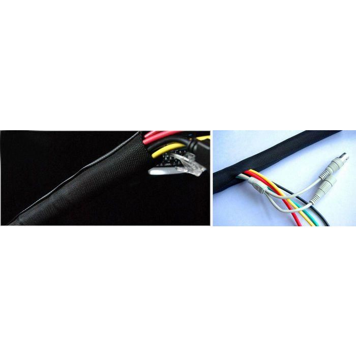 Vivolink Manguera Flexible para Cables Ø38mm Negra 25m - Organizador de Cables Fácil de Cortar 8 Vivolink Manguera Flexible para Cables Ø38mm Negra 25m - Organizador de Cables Fácil de Cortar 8