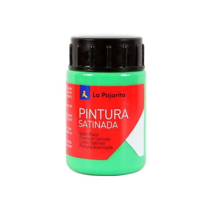 La Pajarita Témpera Escolar Satinada Verde Loro 35 mL L-37