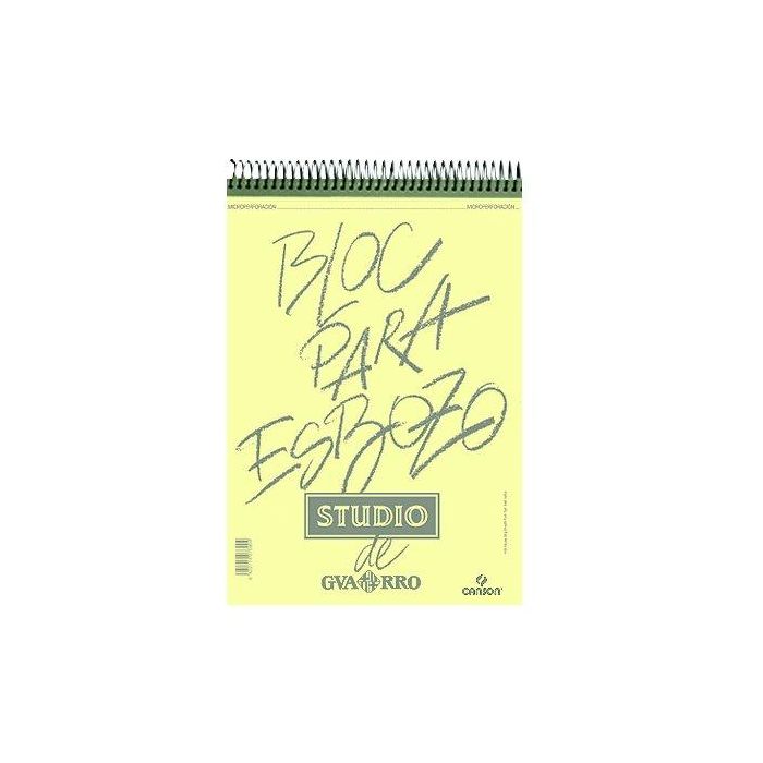 Canson Bloc Esbozo 100H 90G A4 Papel para Dibujo a Lápiz y Pastel C200400254