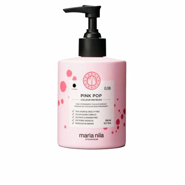 Maria Nila COLOUR REFRESH #0.06-Pink Pop 300 ml - Mascarilla de coloración para reflejos cobrizos