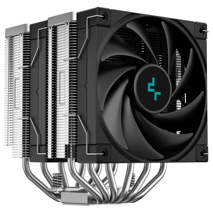 DeepCool AK620 Refrigerador Aire 12 cm 500-1850 RPM Negro 2 Ventiladores 6 Tubos PWM 260W DeepCool AK620 Refrigerador Aire 12 cm 500-1850 RPM Negro 2 Ventiladores 6 Tubos PWM 260W