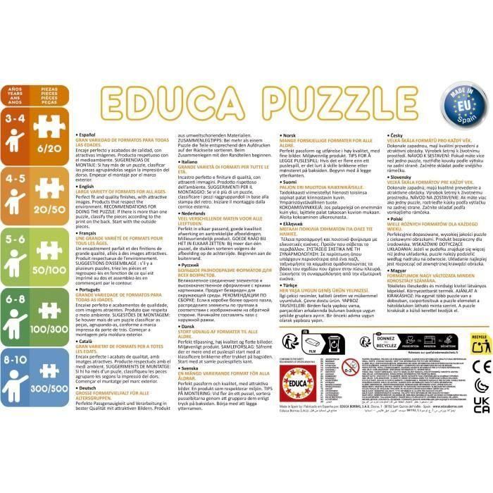 Puzzle - EDUCA - Osito Pardo: Set de 2 puzzles de 20 piezas para niños a partir de 4 años 2