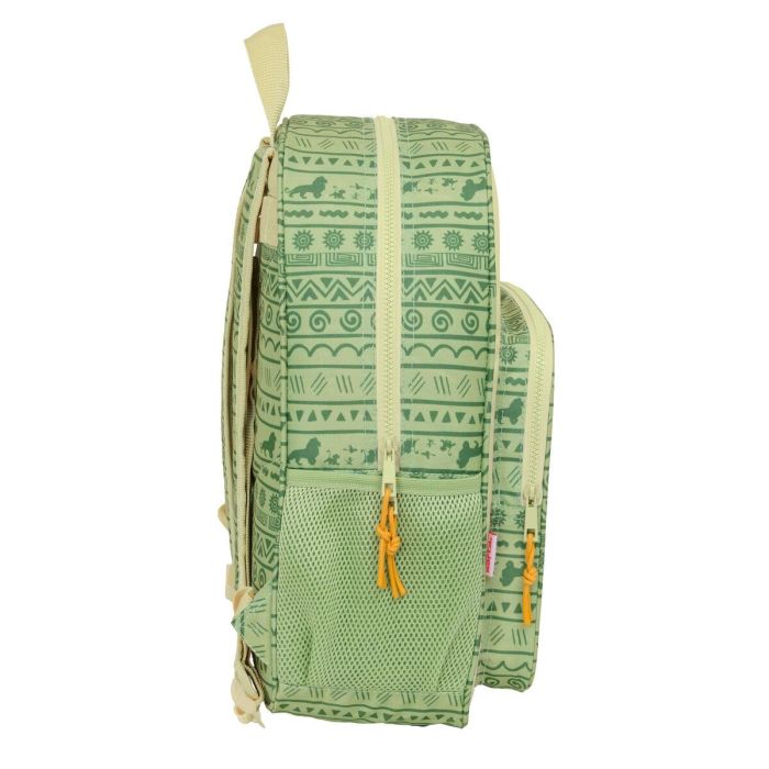 Mochila Escolar Mufasa Verde Beige 33 x 42 x 14 cm 1