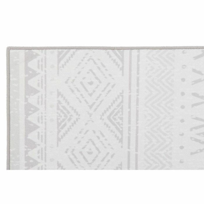 Alfombra DKD Home Decor Gris Blanco Ikat (120 x 180 x 0,4 cm) 3 Alfombra DKD Home Decor Gris Blanco Ikat (120 x 180 x 0,4 cm) 3