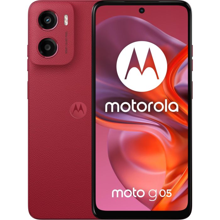 Motorola Moto G05 4GB RAM 128GB ROM, Pantalla HD+ 6.67" 90Hz, Cámara 50MP, Batería 5200mAh, Rojo 1 Motorola Moto G05 4GB RAM 128GB ROM, Pantalla HD+ 6.67" 90Hz, Cámara 50MP, Batería 5200mAh, Rojo 1